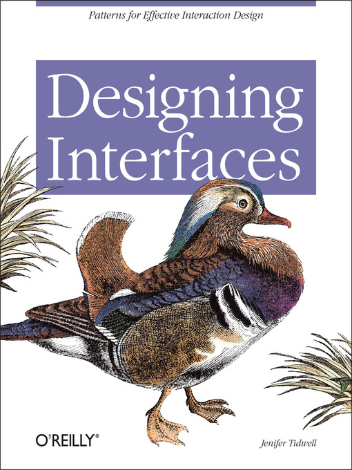 Title details for Designing Interfaces by Jenifer Tidwell - Wait list